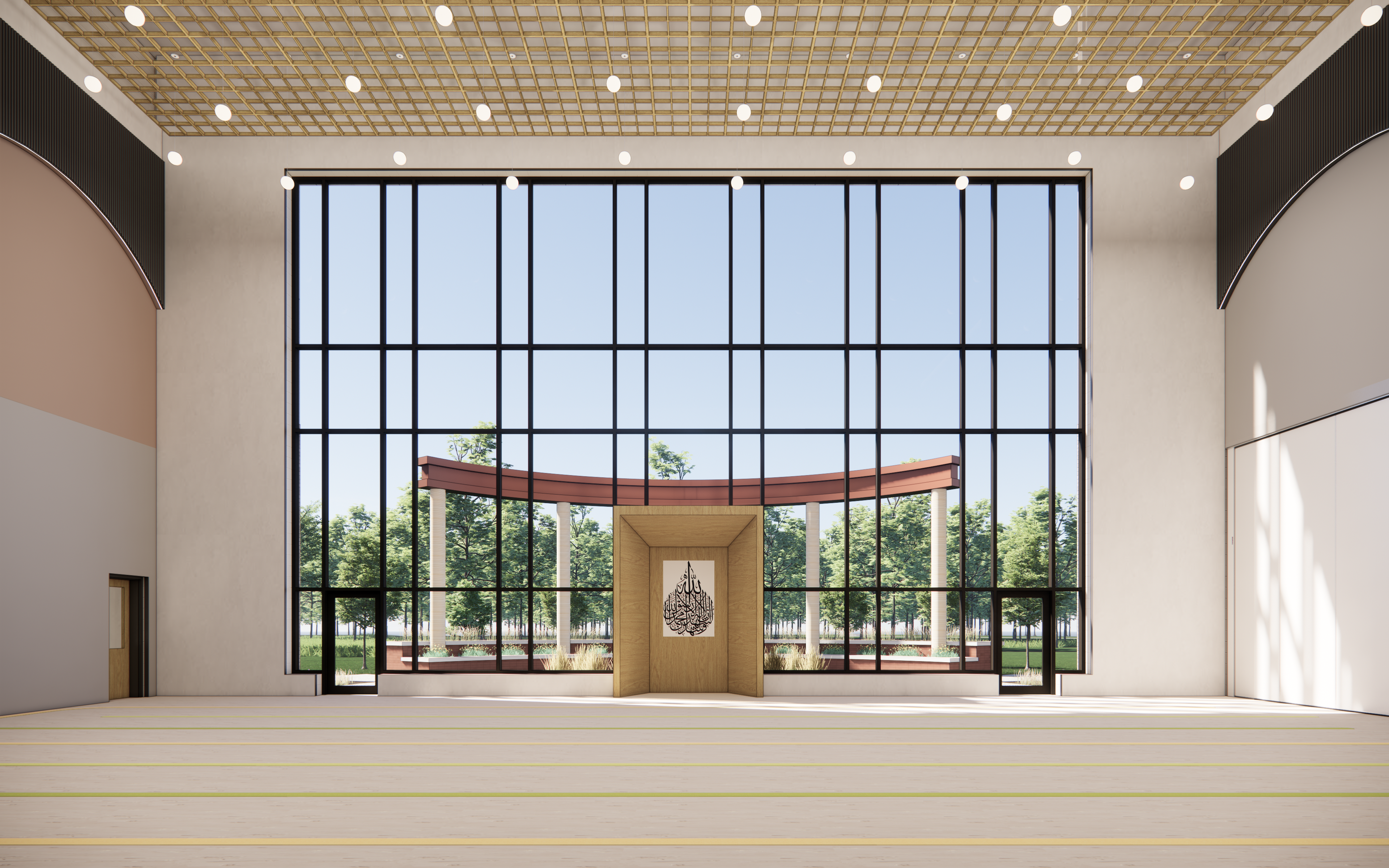 INTERIOR - PRAYER HALL MIHRAB